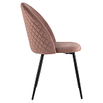 Мягкий стул в велюре пыльно-розового цвета Miruna Chair варинант исполнения - 5 | Loft Concept в Грозном