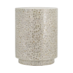 Приставной столик с рисунком из раковин устриц Bone Inlay варинант исполнения - 2 | Loft Concept в Грозном