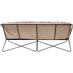 Трехместный диван на металлическом каркасе с цветочным принтом в стиле шинуазри Chinoiserie Birds on a Tree Sofa варинант исполнения - 2 | Loft Concept в Грозном