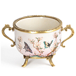 Фарфоровая чаша с бронзовыми элементами Eden Garden варинант исполнения - 1 | Loft Concept в Грозном