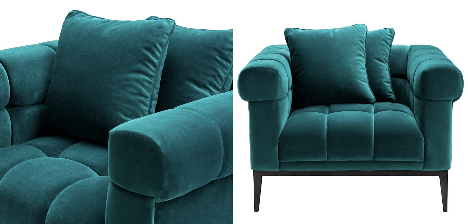 Кресло Eichholtz Chair Aurelio sea green Кресло Eichholtz Chair Aurelio sea green - Loft-Concept в Грозном
