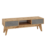 ТВ-тумба с фасадом цвета серый бетон Grace of Furniture  варинант исполнения - 1 | Loft Concept в Грозном