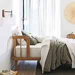 Кровать из массива дуба с пружинным блоком Mateta варинант исполнения - 8 | Loft Concept в Грозном