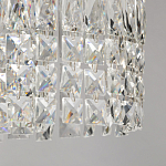 Потолочный светильник круглый с прозрачными подвесками Lunet варинант исполнения - 14 | Loft Concept в Грозном