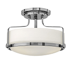 Потолочный светильник с круглым матовым белым плафоном Hinkley варинант исполнения - 9 | Loft Concept в Грозном