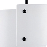 Потолочный светильник круглый светодиодный Semicircular White Panels белый варинант исполнения - 1 | Loft Concept в Грозном