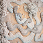 Тканый вручную монументальный настенный гобелен Soft Inception варинант исполнения - 2 | Loft Concept в Грозном