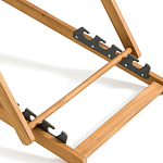 Шезлонг из акации и ткани Venezuela варинант исполнения - 9 | Loft Concept в Грозном