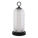 Настольная лампа с прозрачным факутрным стеклянным плафоном Sonora варинант исполнения - 2 | Loft Concept в Грозном