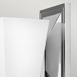 Бра с белым матовым плафоном на прямоугольном основании цвета хром Hinkley варинант исполнения - 2 | Loft Concept в Грозном