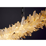 Люстра линейная светодиодная из необработанных кристаллов Mountain Comet варинант исполнения - 1 | Loft Concept в Грозном