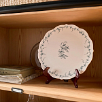 Книжный шкаф из массива сосны с металлической лестницей Burton Wood Cabinet варинант исполнения - 9 | Loft Concept в Грозном