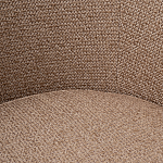 Кресло вращающееся черно-золотая рогожка Julia Armchair Golden Belt варинант исполнения - 4 | Loft Concept в Грозном