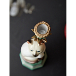 Подсвечник в виде кошки из фарфора с бронзовыми элементами Paradise Cat варинант исполнения - 6 | Loft Concept в Грозном