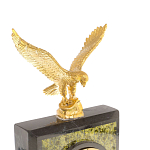 Настольный письменный набор из змеевика  и бронзы с декором в виде орла в подарочной упаковке Successful Leader варинант исполнения - 3 | Loft Concept в Грозном