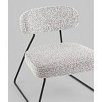 Кресло лаунж Kate букле серый варинант исполнения - 2 | Loft Concept в Грозном