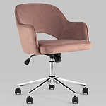 Кресло для компьютерного стола Veloury Pink варинант исполнения - 2 | Loft Concept в Грозном