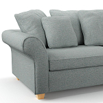 Мебельная ткань Шенилл голубой цвет 138 см T4-20 варинант исполнения - 9 | Loft Concept в Грозном