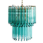 Дизайнерская люстра Blue Lagoon glass бирюзовое стекло  варинант исполнения - 1 | Loft Concept в Грозном
