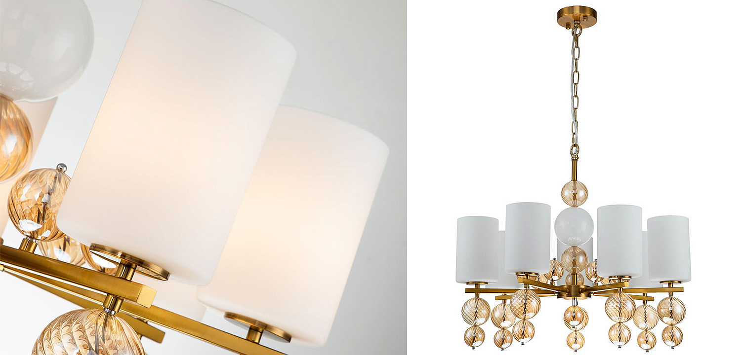 Люстра Blown Glass Balloons Chandelier 7 Люстра Blown Glass Balloons Chandelier 7 - Loft-Concept в Грозном