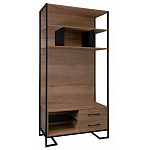 Стеллаж под TV в стиле лофт с открытыми полками и ящиками Urban Style Space варинант исполнения - 1 | Loft Concept в Грозном