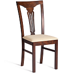 Стул деревянный с узором ручной работы Espresso варинант исполнения - 1 | Loft Concept в Грозном