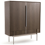 Шкаф из серого дуба Sawada Gray Oak Cabinet варинант исполнения - 2 | Loft Concept в Грозном