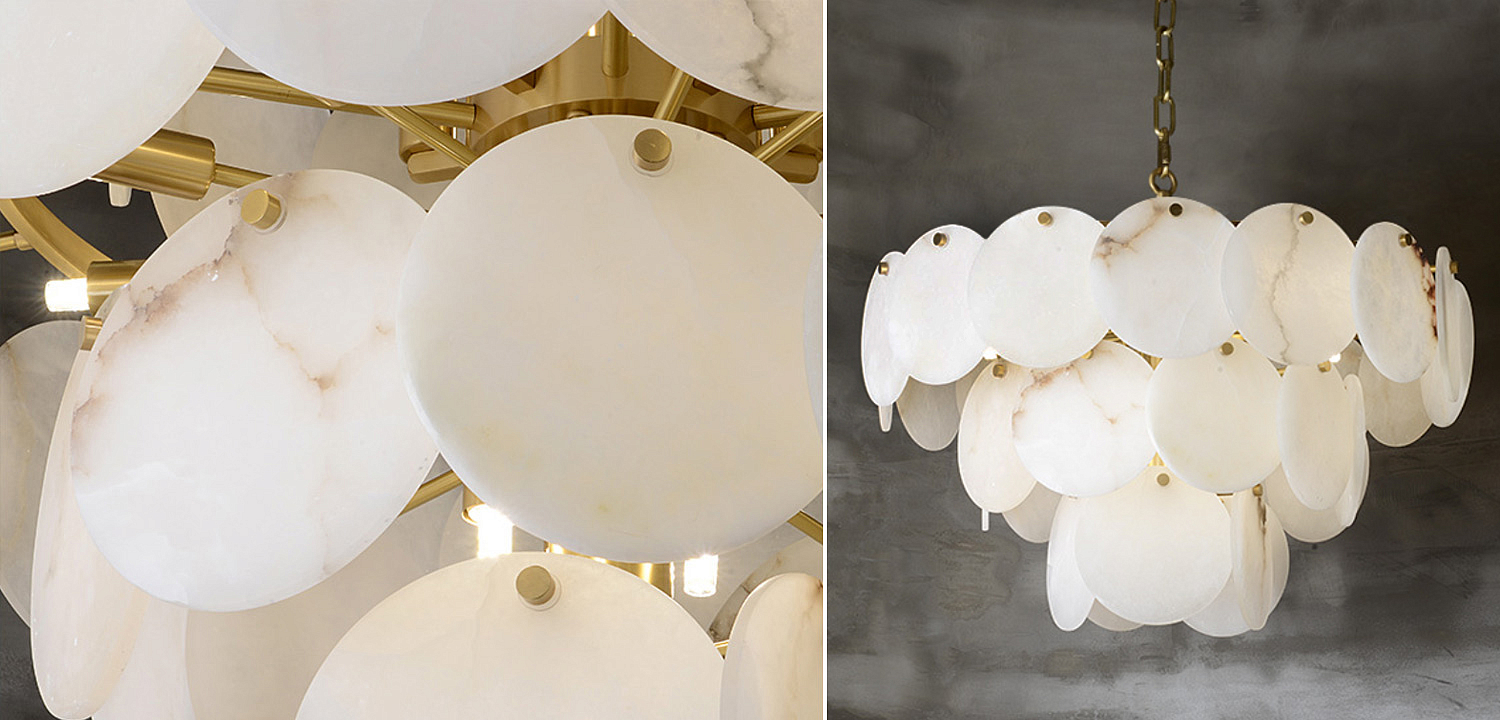 Люстра Letizia Marble Three Tiered Chandelier Люстра Letizia Marble Three Tiered Chandelier - Loft-Concept в Грозном