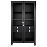 Дизайнерский шкаф витрина Elsa Dreams Black с 4-мя ящиками варинант исполнения - 1 | Loft Concept в Грозном