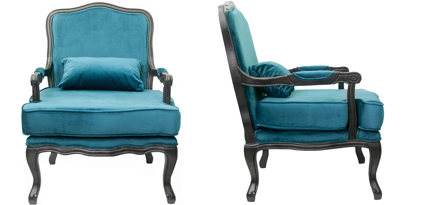Кресло Harold Chair blue Кресло Harold Chair blue - Loft-Concept в Грозном