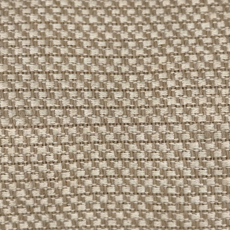 Мебельная ткань Жакард рогожка бежево-коричневый цвет N 1094 Бежевый в Грозном | Loft Concept 
