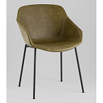 Стул Ashby экокожа зелёный варинант исполнения - 1 | Loft Concept в Грозном