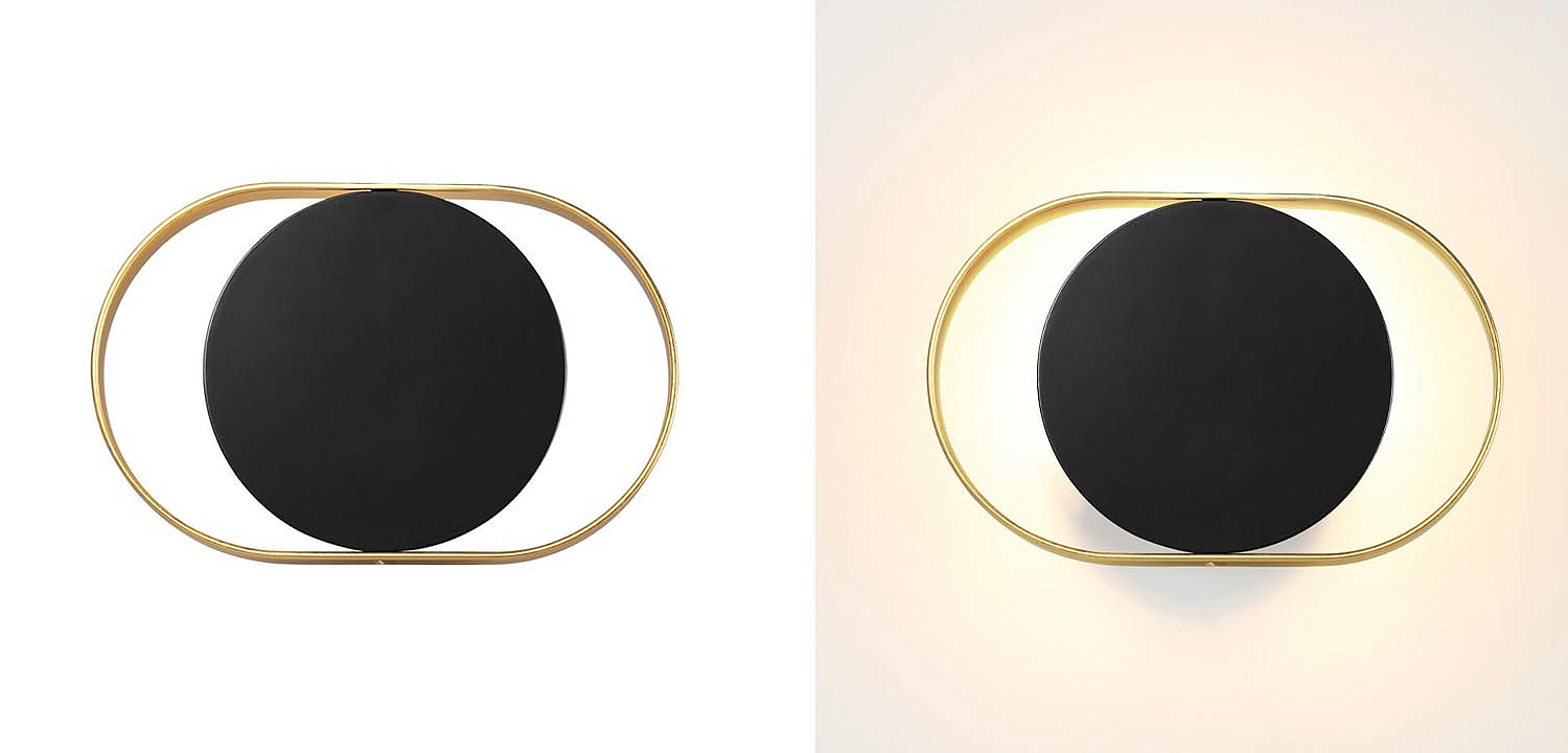 Бра Globo Ocular Sconce Oval Black Бра Globo Ocular Sconce Oval Black - Loft-Concept в Грозном