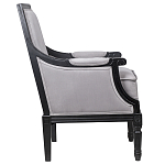 Кресло Harry Armchair black and grey velour варинант исполнения - 2 | Loft Concept в Грозном