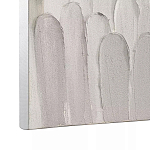 Панно декоративное с ручной росписью Gray Strokes варинант исполнения - 1 | Loft Concept в Грозном