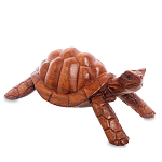 Статуэтка в виде черепахи деревянная Turtle world варинант исполнения - 2 | Loft Concept в Грозном