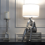 Настольная лампа TERRAMI с абажуром варинант исполнения - 3 | Loft Concept в Грозном