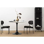 Стул мягкий Alfie Chair черный варинант исполнения - 6 | Loft Concept в Грозном