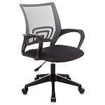 Офисное кресло с основанием из черного пластика Desk chairs Grey варинант исполнения - 1 | Loft Concept в Грозном