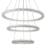 Многоярусная кольцевая люстра с хрустальным декором Gilbertine Crystals Ring Chandelier варинант исполнения - 1 | Loft Concept в Грозном