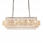 Люстра овальной формы хрустальная в неоклассическом стиле Majesty варинант исполнения - 5 | Loft Concept в Грозном