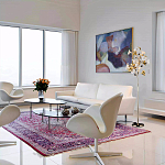 Торшер в виде белых и золотых цветов каллы Refined Taste of Light варинант исполнения - 1 | Loft Concept в Грозном