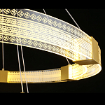 Люстра подвесная светодиодная Apolon Gold варинант исполнения - 4 | Loft Concept в Грозном