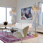 Торшер в виде золотого дерева с листьями FAIRYTREE Light варинант исполнения - 3 | Loft Concept в Грозном