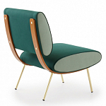 Дизайнерское кресло без подлокотников Gio Ponti ROUND D.154.5 Armchair варинант исполнения - 2 | Loft Concept в Грозном