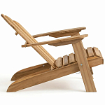 Уличное кресло из массива акации Adirondack Wooden Chair Natural варинант исполнения - 5 | Loft Concept в Грозном