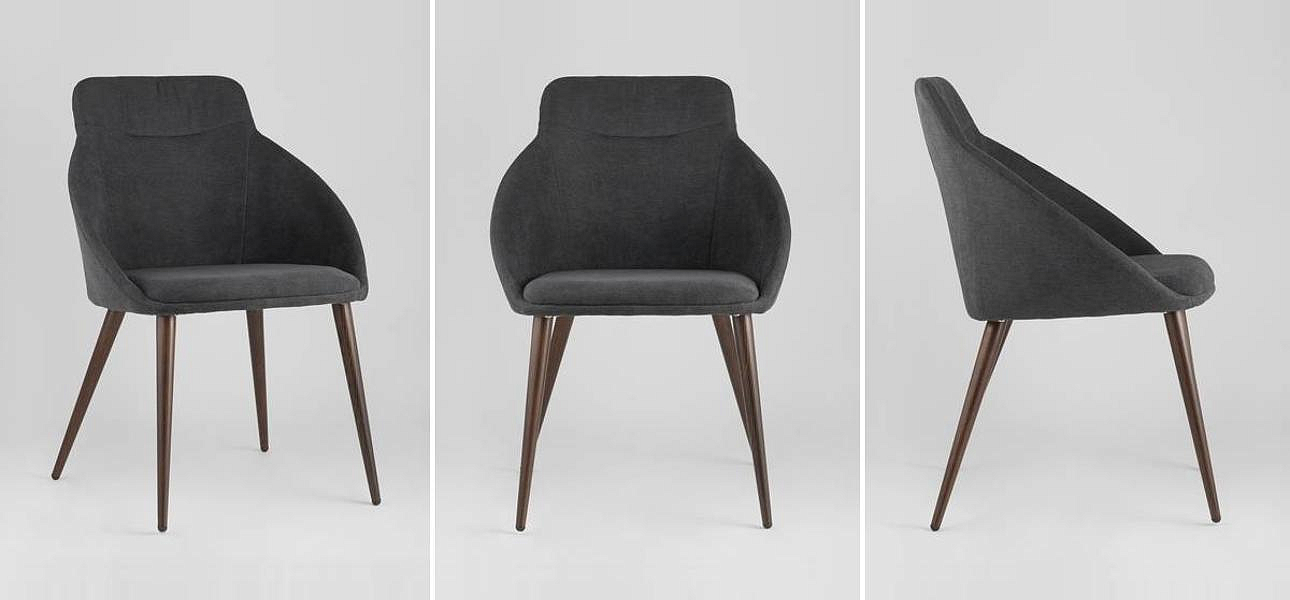 Стул Queenie Chair Серый Цвет Стул Queenie Chair Серый Цвет - Loft-Concept в Грозном