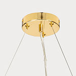 Люстра подвесная из золотых колец 57 см Golden Circles варинант исполнения - 11 | Loft Concept в Грозном