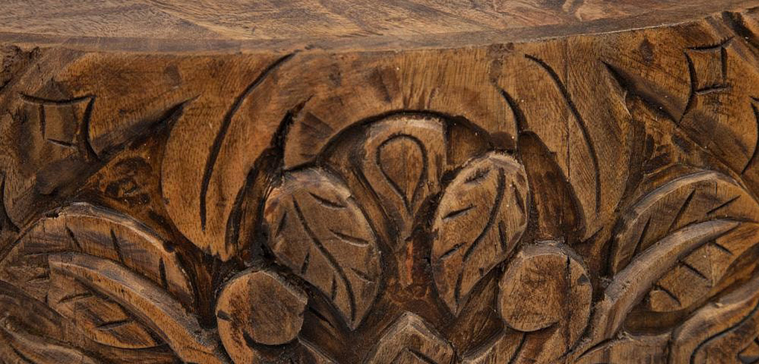 Кофейный стол Indian Carved Mango Tree  - Loft-Concept в Грозном