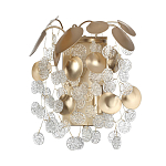 Бра с декоративными подвесками из прозрачного стекла в форме монеток FAIRYTREE Light варинант исполнения - 1 | Loft Concept в Грозном